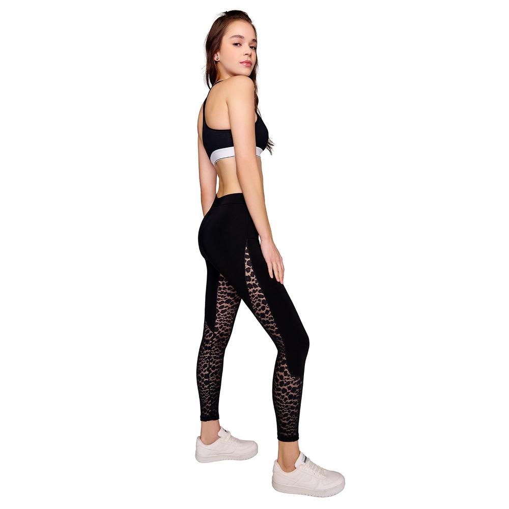 Foto 4 pulgar | Leggings Ilusión 45001 Negro