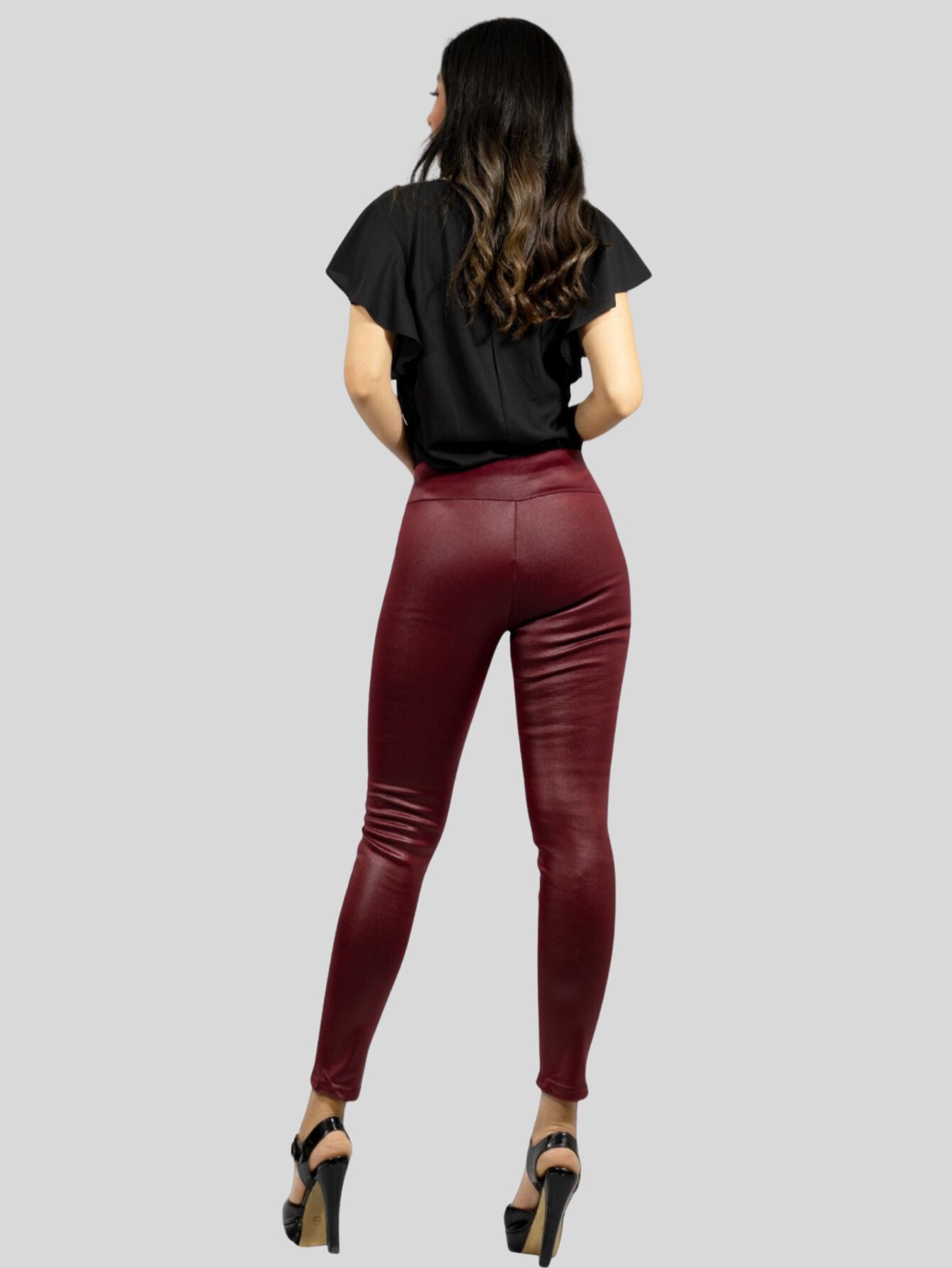 Foto 3 pulgar | Set De Dos Mallones Mujer Térmico Leggings Lic-0118-px2 Colores Variados Elegantes Mallas Stretch