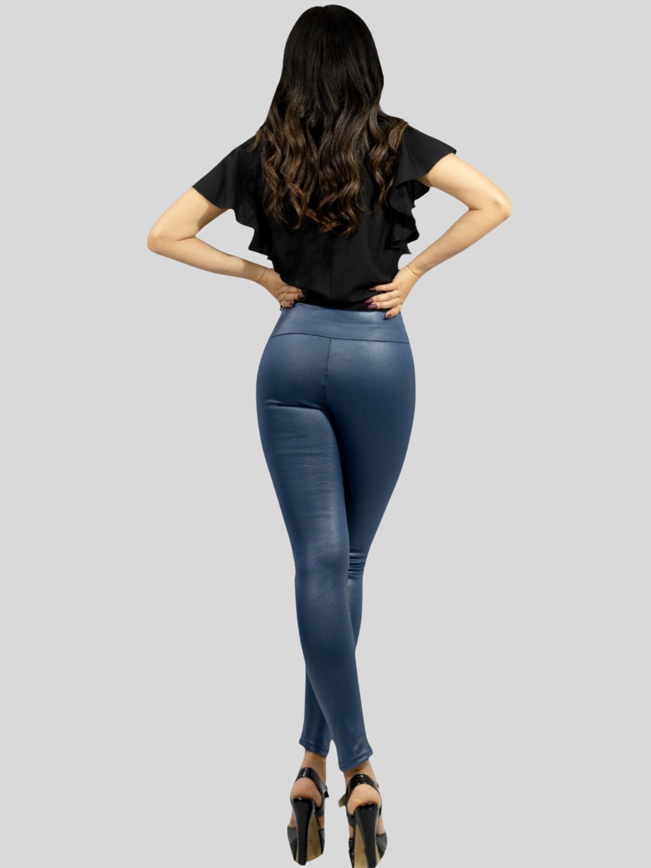 Foto 7 pulgar | Set De Dos Mallones Mujer Térmico Leggings Lic-0118-px2 Colores Variados Elegantes Mallas Stretch