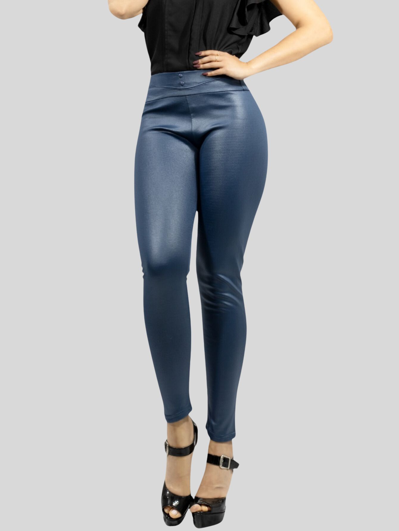 Foto 8 pulgar | Set De Dos Mallones Mujer Térmico Leggings Lic-0118-px2 Colores Variados Elegantes Mallas Stretch
