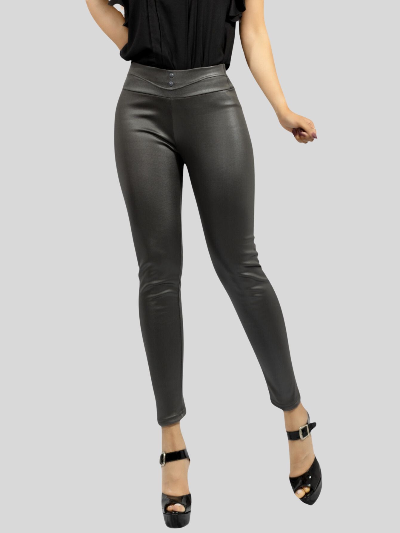 Foto 8 pulgar | Set De Dos Mallones Mujer Térmico Leggings Lic-0118-px2 Colores Variados Elegantes Mallas Stretch