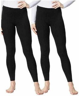 Foto 6 | Pantalón Térmico 32 Degrees 2 Piezas Pack Pants Negro para Mujer