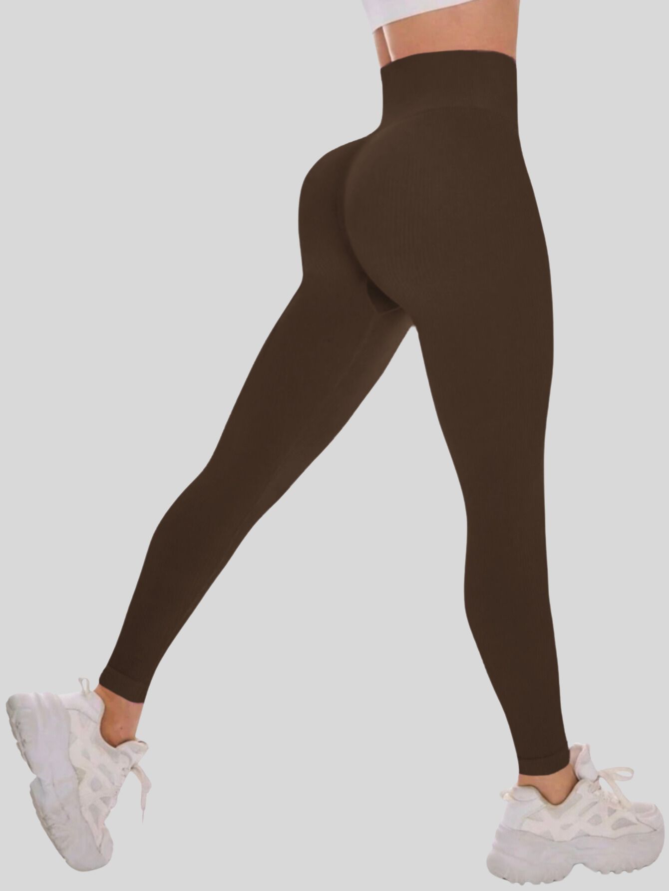 Foto 5 pulgar | Set de Dos Leggings Canalé Lic-0145-2-px2 colores Variados Stretch para Mujer