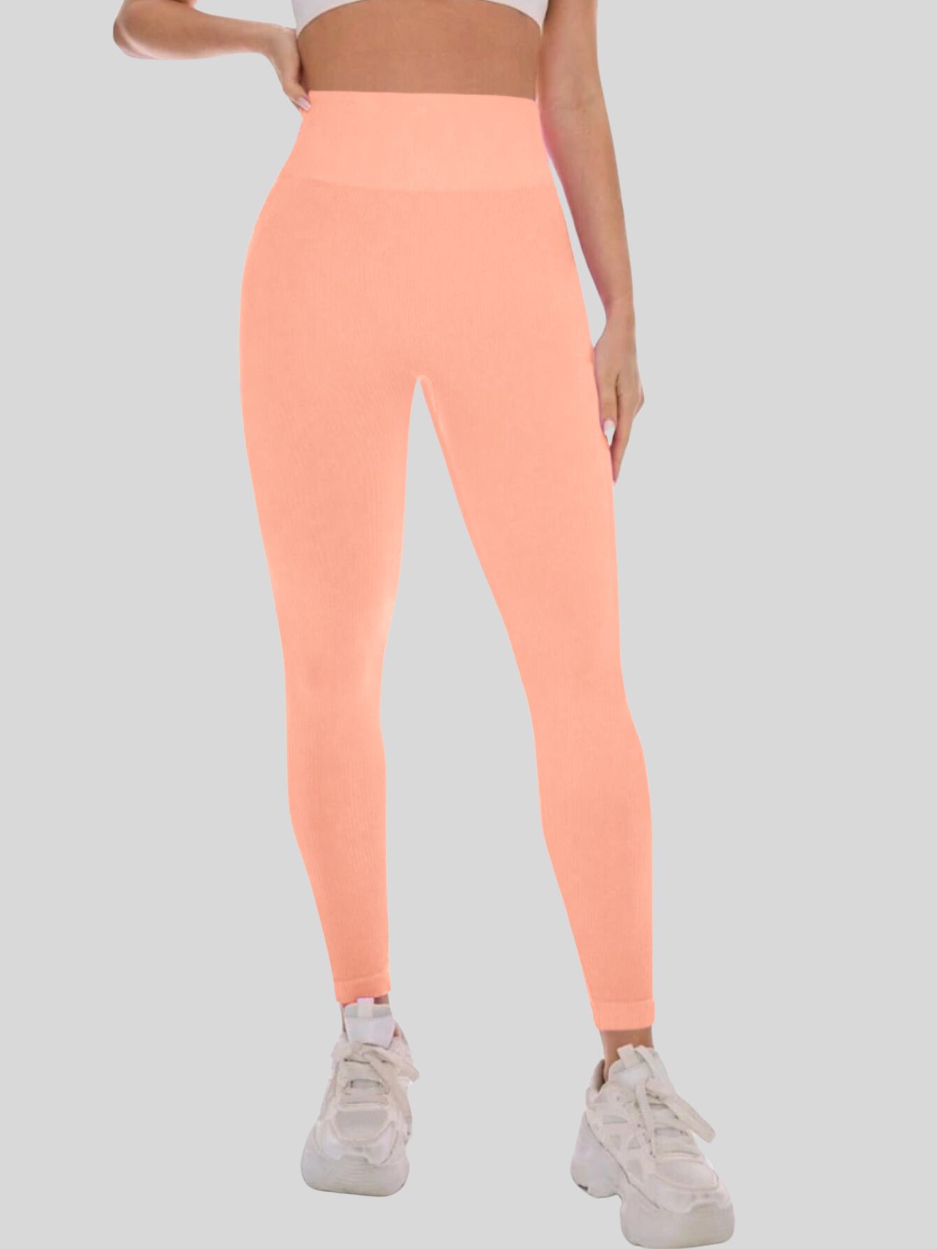 Foto 5 pulgar | Set De Dos Leggings Canalé Lic-0145-2-px2 Colores Variados Stretch Para Mujer
