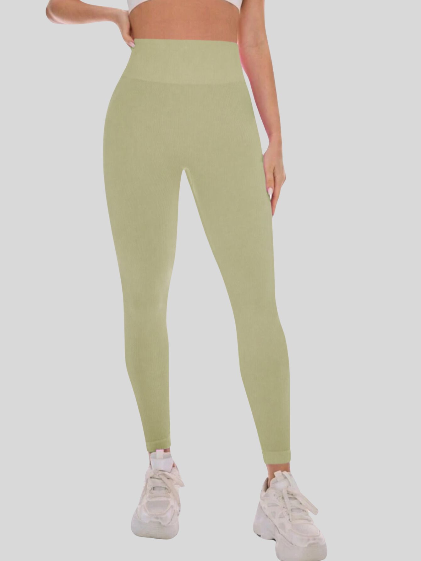 Foto 8 pulgar | Set De Dos Leggings Canalé Lic-0145-2-px2 Colores Variados Stretch Para Mujer