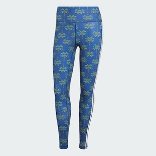 Foto 3 | Mallas Adidas X Farm Rio Largo 7/8 Adidas Azul Mujer