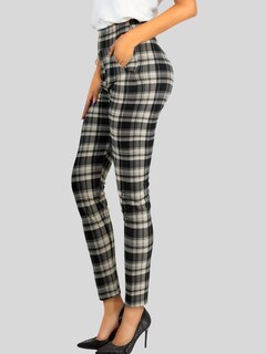 Foto 5 | Leggings Elegantes Jegging Mujer A Cuadros Stretch Looks Formal Y Casual Mayón Lic-0161 D7 Mallones