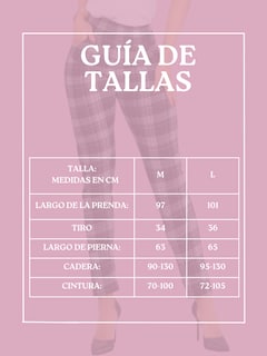 Foto 6 | Leggings Elegantes Jegging Mujer A Cuadros Stretch Looks Formal Y Casual Mayón Lic-0161 D4 Mallones