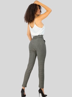 Foto 5 | Set De 2 Leggings Elegantes Jegging Mujer A Cuadros Stretch Looks Formal Y Casual Mayón Lic-0161 D5/d6 Mallones