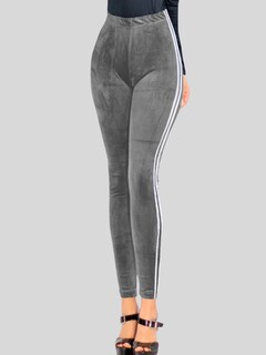 Foto 5 | Legging Mujer Mallones Leggins Mayon Lic-0164 Gris Claro Mallas Térmico