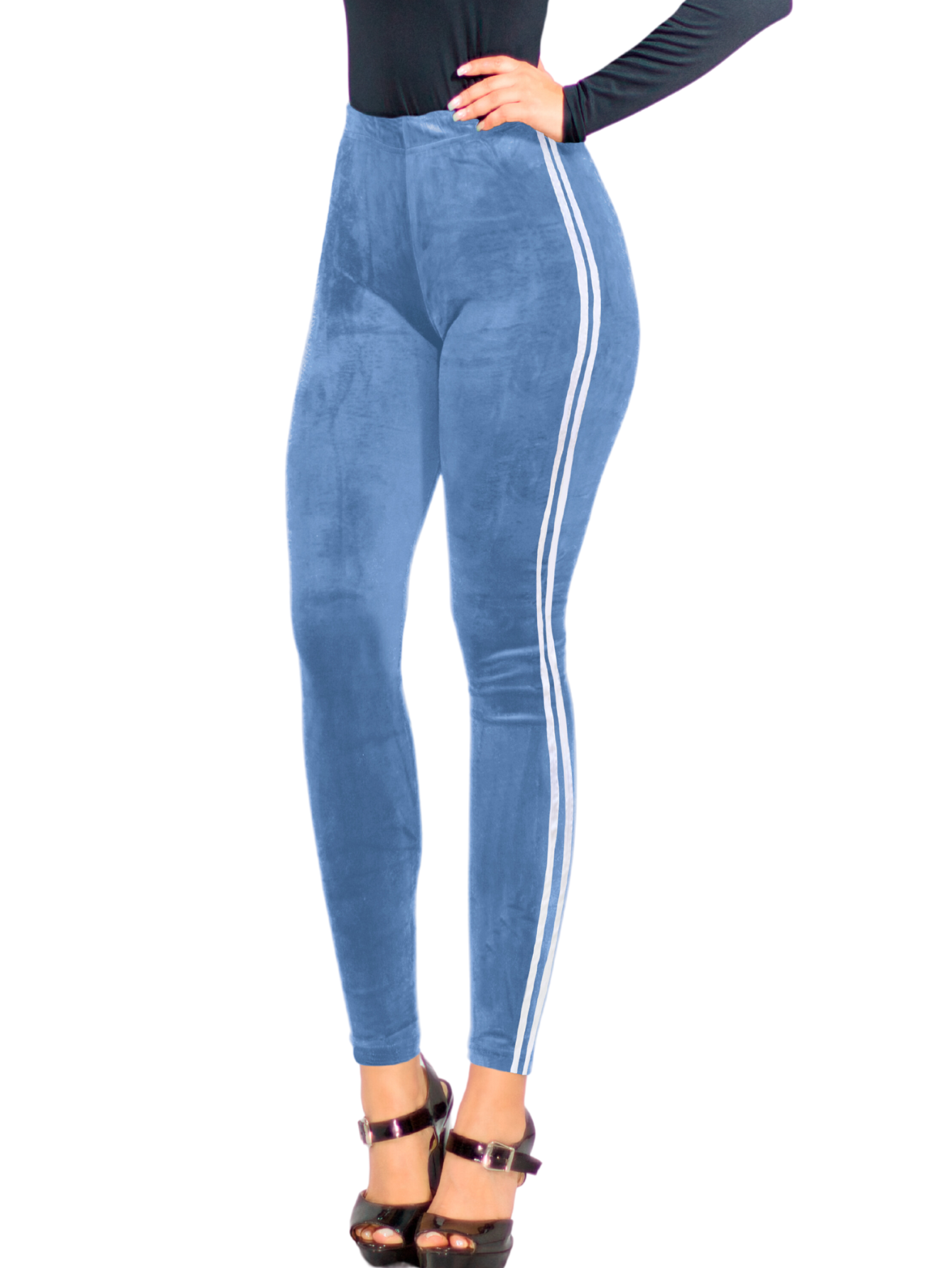 Legging Mujer Mallones Leggins Mayon Lic-0164 Azul Mallas Térmico