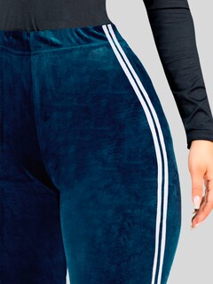 Foto 4 | Legging Mujer Mallones Leggins Mayon Lic-0164 Azul Petroleo Mallas Térmico