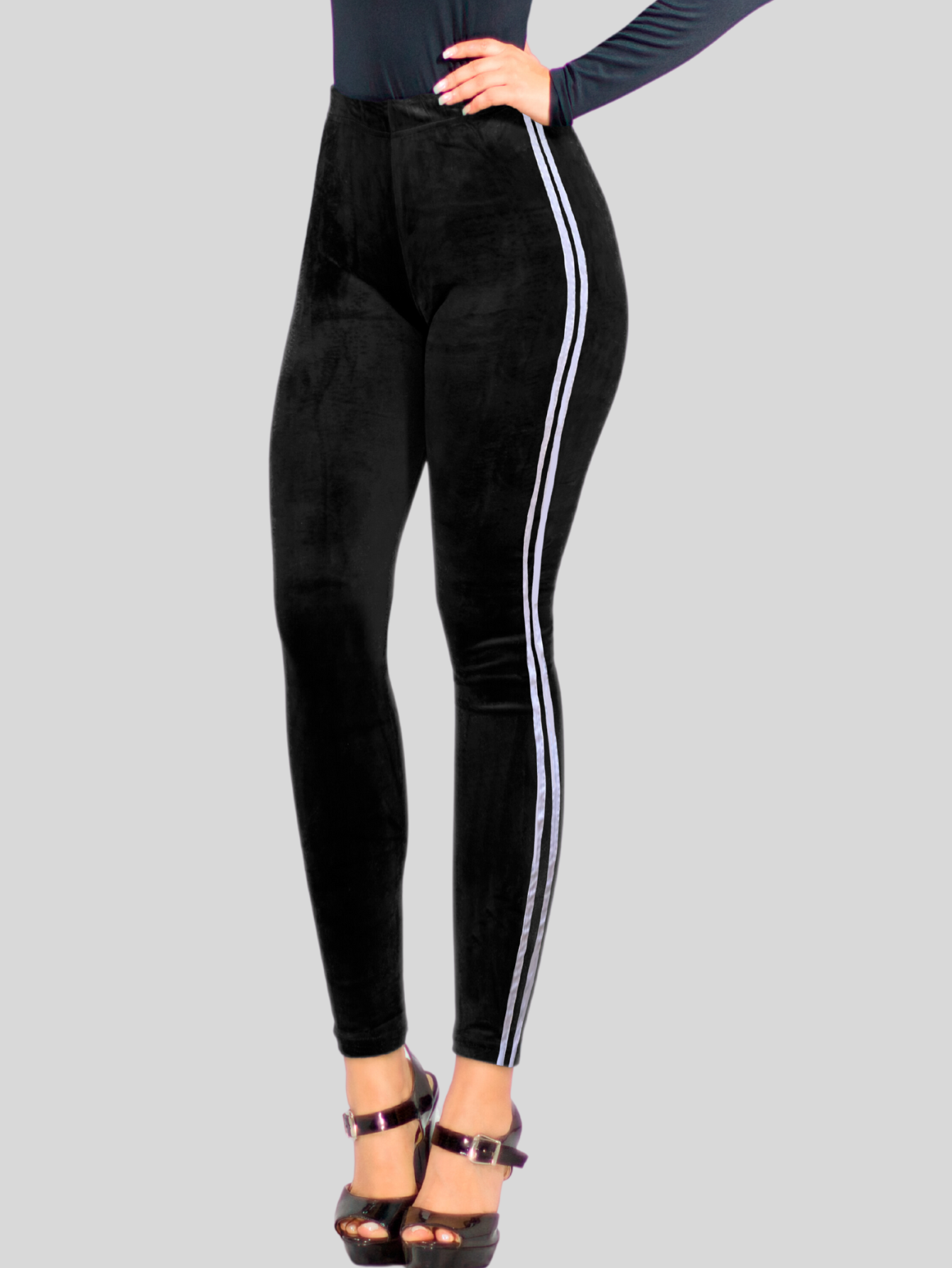 Foto 2 pulgar | Legging Mujer Mallones Leggins Mayon Lic-0164 Negro Mallas Térmico