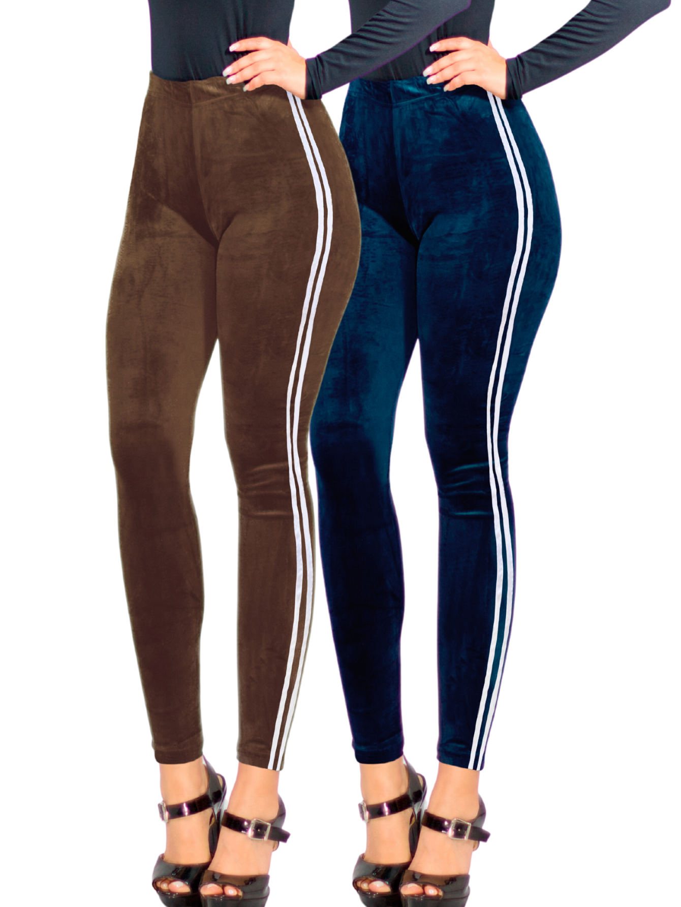 Foto 2 pulgar | Set De 2 Legging Mujer Mallones Leggins Mayon Lic-0164 Variedad De Colores Mallas Térmico