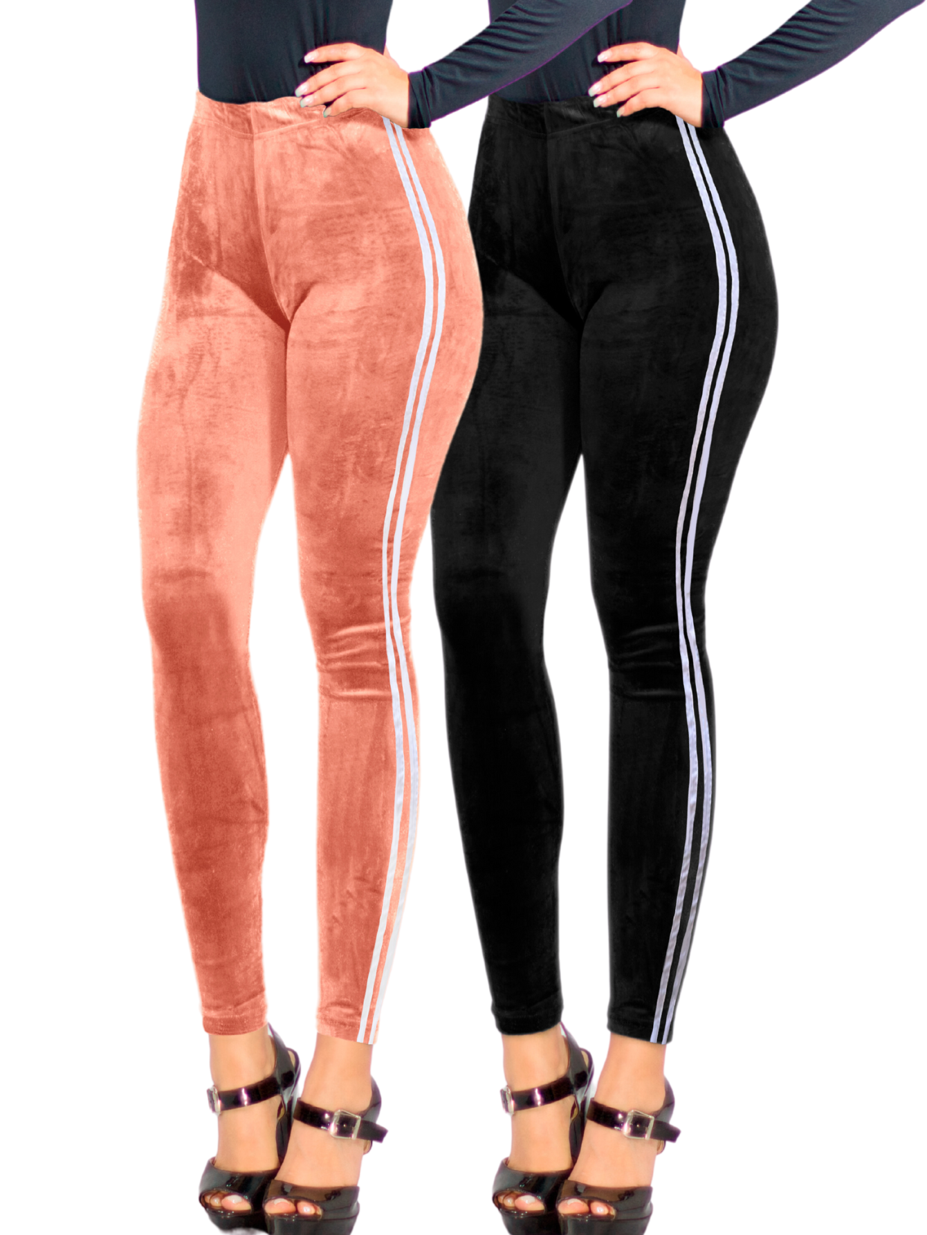 Foto 2 pulgar | Set De 2 Legging Mujer Mallones Leggins Mayon Lic-0164 Variedad De Colores Mallas Térmico
