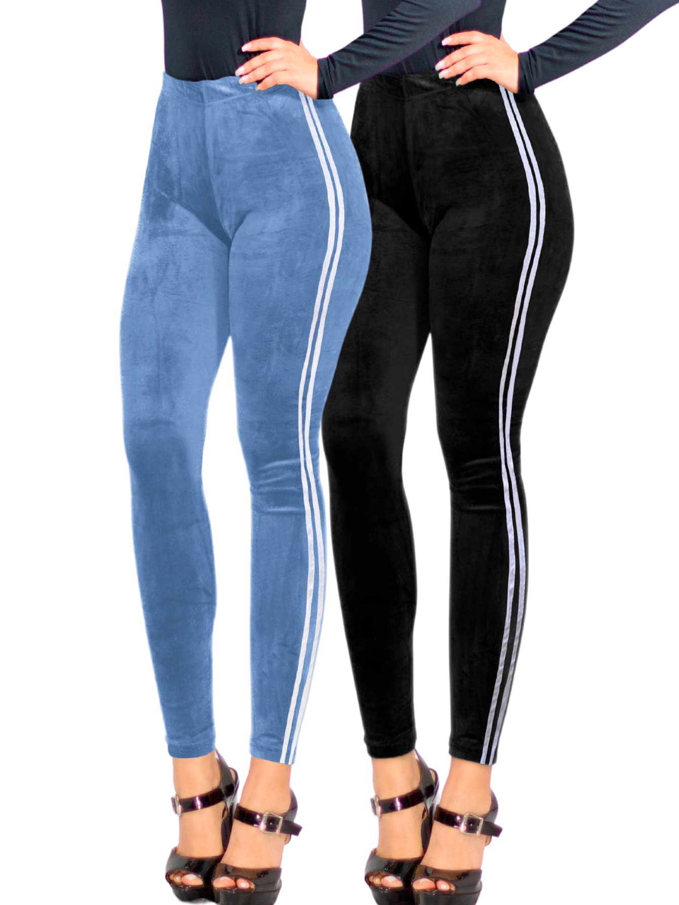 Set De 2 Legging Mujer Mallones Leggins Mayon Lic-0164 Variedad De Colores Mallas Térmico $329