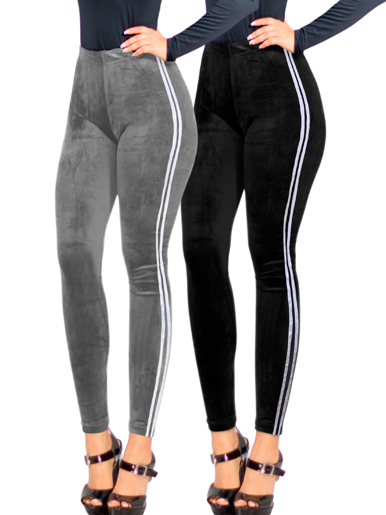 Foto 2 pulgar | Set De 2 Legging Mujer Mallones Leggins Mayon Lic-0164 Variedad De Colores Mallas Térmico