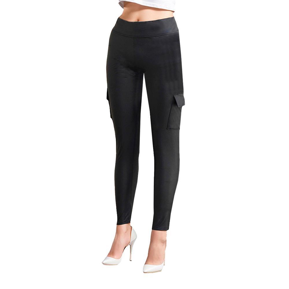 Leggings De Vinipiel I Love Your Style Cargo Color Negro Negro