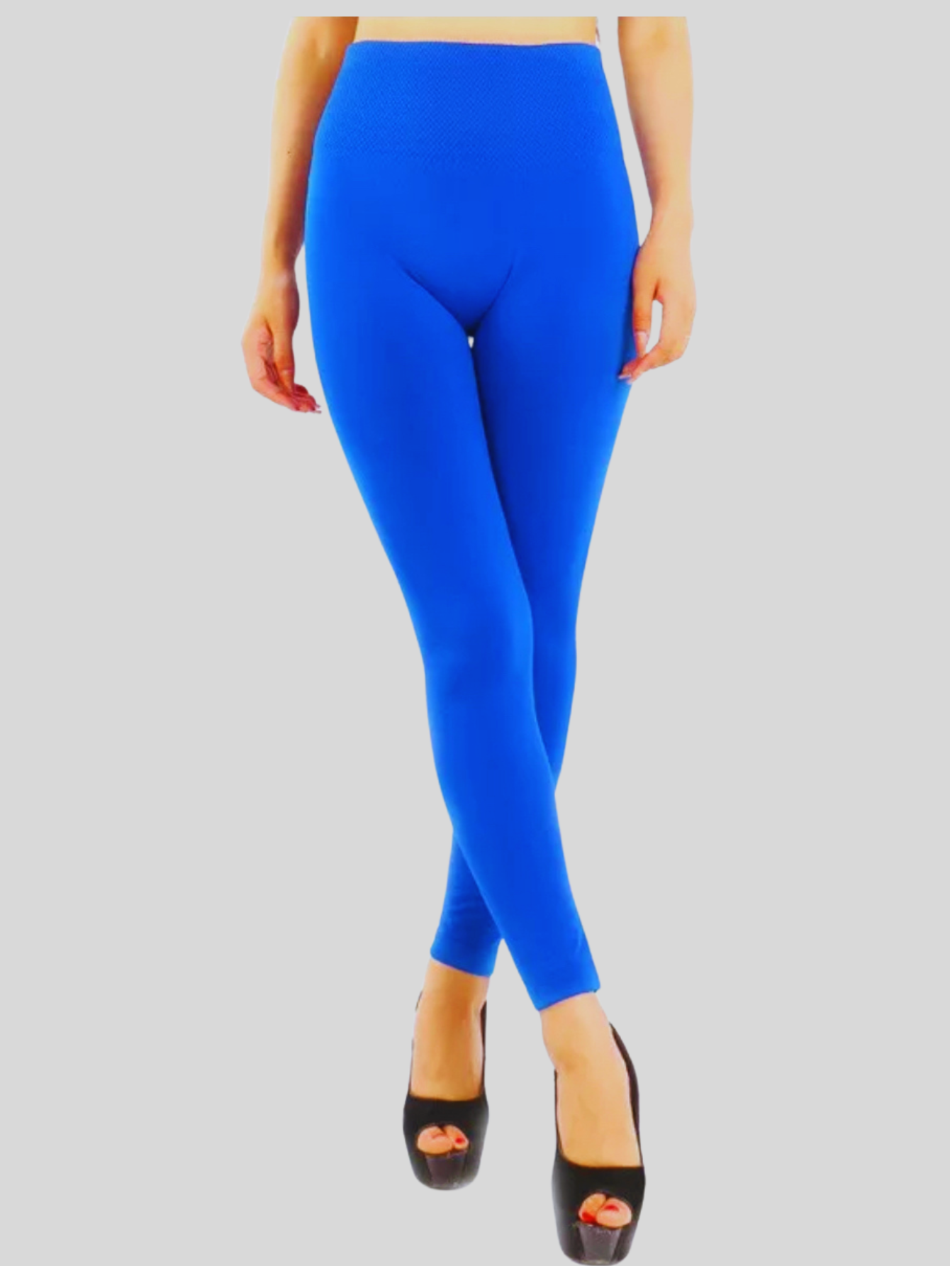 Foto 3 | Set De 4 Leggings Térmico De Mujer Lic-071 Varios Colores Afelpado
