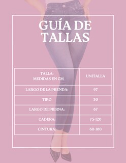 Foto 5 | Leggins Mujer Mezclilla Faja Alta Estilo Pantalón Mezclilla Calidad Premium Jegging Tiro Alto Lic-055-5 Negro Mallon