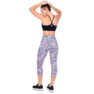 Foto 3 | Leggings Capri Con Pretina Alta Ilusión 1794 Multicolor