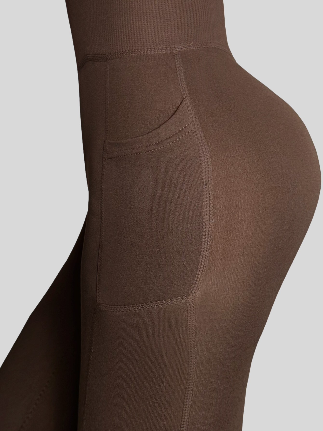 Foto 5 pulgar | Leggings Strech Tela Gruesa Unitalla para Mujer