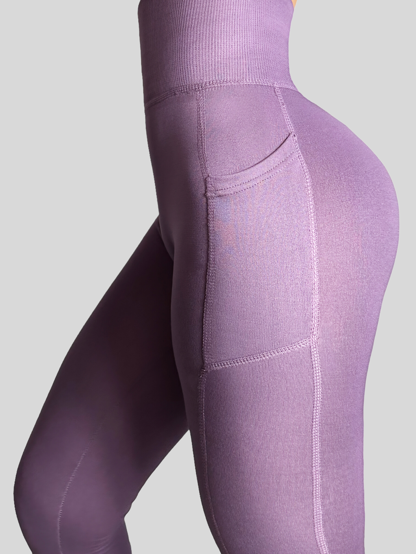 Foto 5 pulgar | Leggings Strech Tela Gruesa Unitalla para Mujer