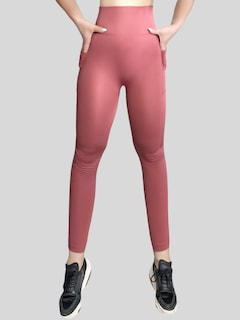 Foto 5 | Leggings Unitalla Rosas para Mujer