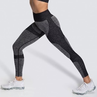 Foto 3 | Talla S Deportiva Mujer Leggins Levanta Gluteos Gym Yoga Eo Safe Imports Esi-17085 Negro