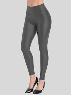 Foto 2 | Leggings Grises para Mujer
