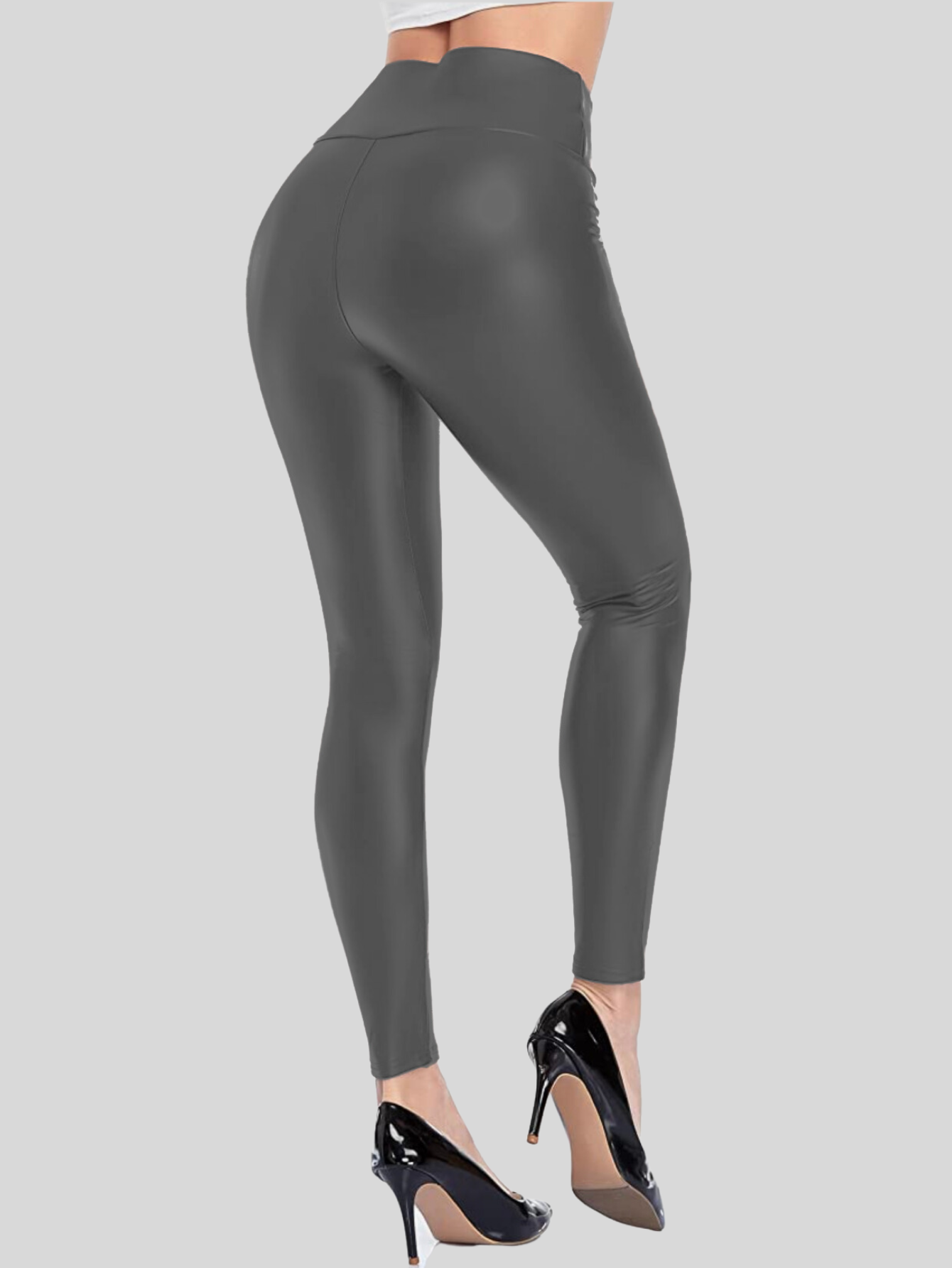 Foto 4 pulgar | Legging Casual Lic-0105 Gris para Mujer