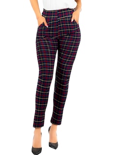 Foto 1 | Leggings Elegantes Jegging Mujer A Cuadros Stretch Looks Formal Y Casual Mayón Lic-0171 D2 Mallones