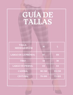 Foto 6 | Leggings Elegantes Jegging Mujer A Cuadros Stretch Looks Formal Y Casual Mayón Lic-0171 D5 Mallones