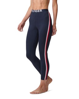 Foto 3 | Leggins Tommy Hilfiger De Algodón Para Mujer, Estilo Retro - Venta Internacional.