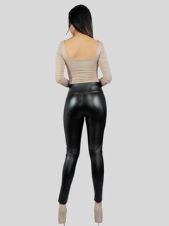 Foto 6 | Set De Dos Leggins Moda Elegante Casual Lic-0105-px2 Variedad De Colores Mujer Vinipiel