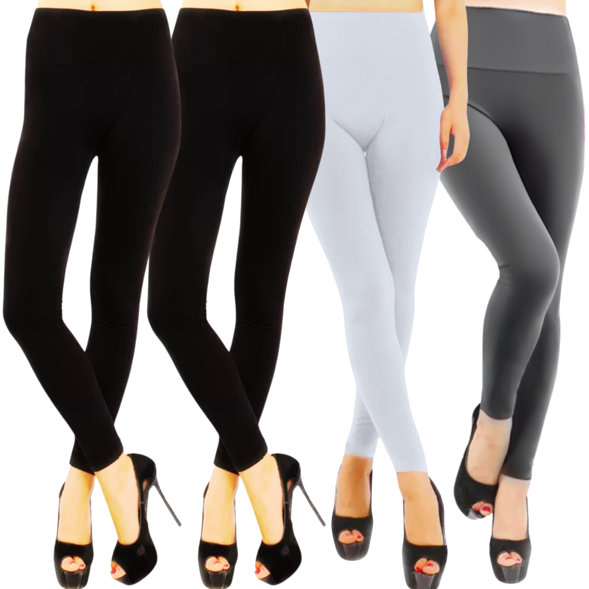 Set de 4 Leggings Térmicos Lic-071 para Mujer