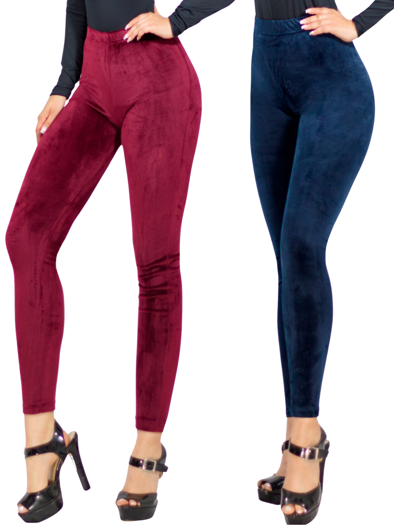 Foto 1 | Set De 2 Leggings para Mujer Variedad De Colores