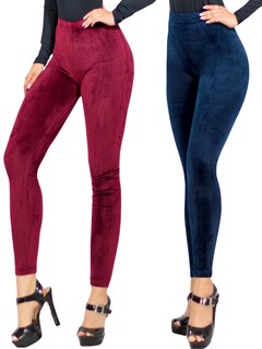 Foto 1 | Set De 2 Leggings para Mujer Variedad De Colores