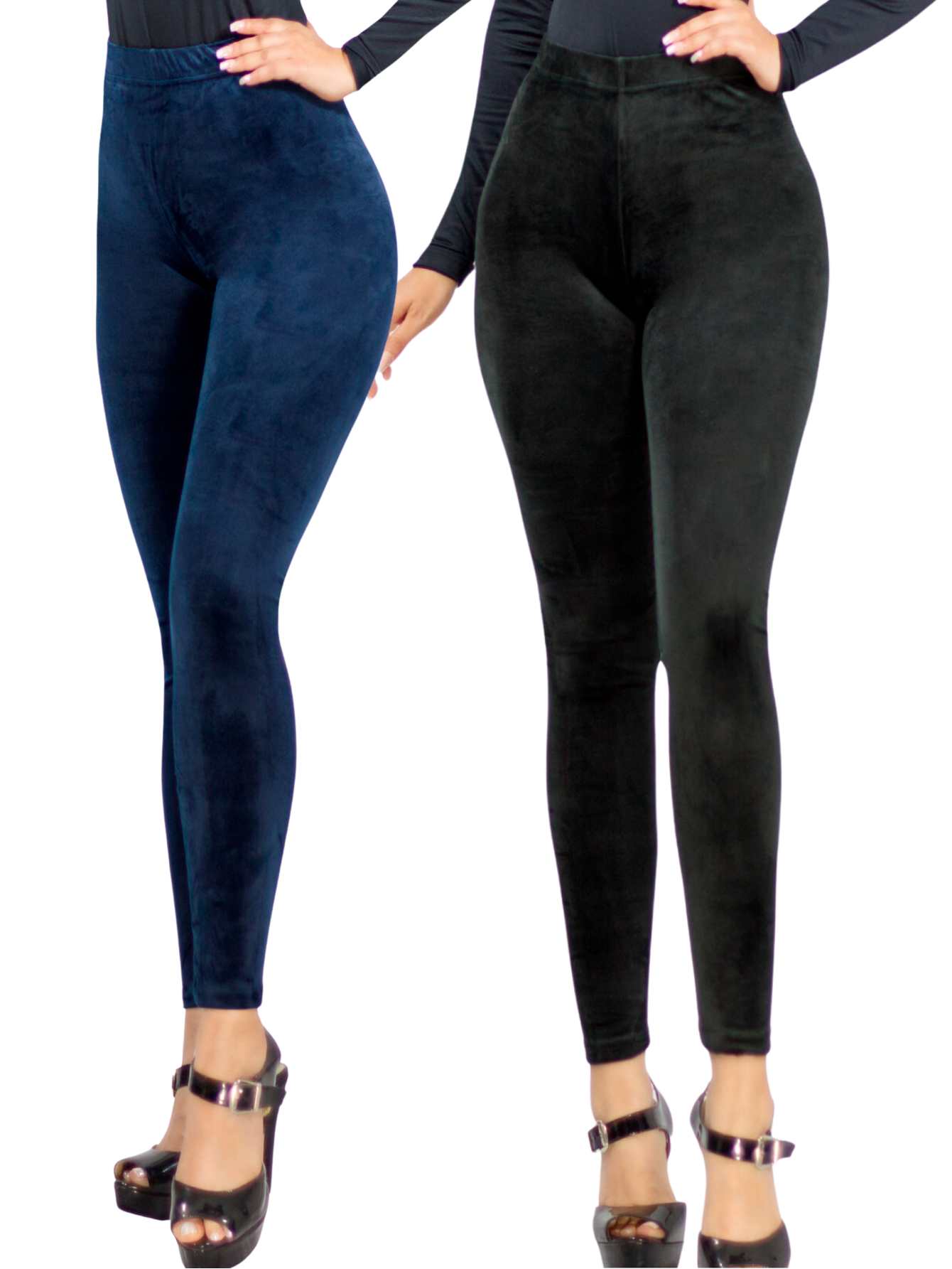 Foto 2 pulgar | Set De 2 Leggings para Mujer Variedad de Colores