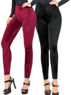 Foto 1 | Set De 2 Leggings para Mujer Variedad De Colores