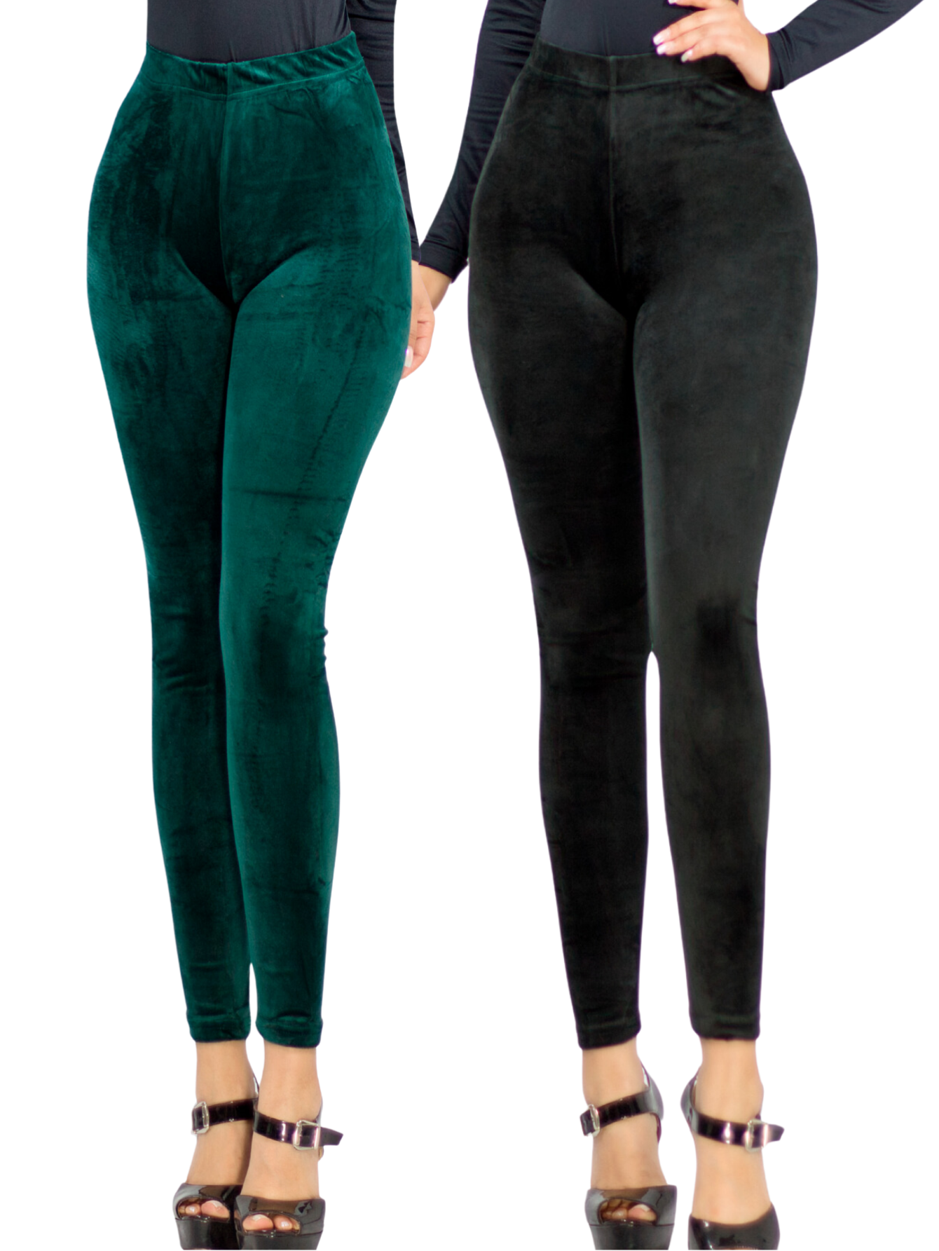 Foto 2 pulgar | Set De 2 Leggings para Mujer Variedad de Colores