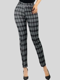 Foto 6 | Jeggins Mujer Legging Pantalón A Cuadro Mallones Panta-1010 Diseño 2 Mayon Malla