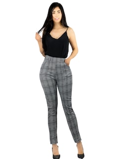 Foto 1 | Jeggins Mujer Legging Pantalón A Cuadro Mallones Panta-1010 Diseño 4 Mayon Malla