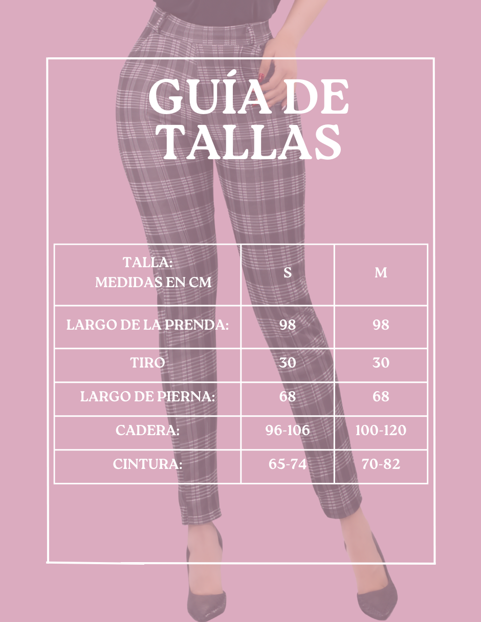 Foto 8 pulgar | Jeggins Mujer Legging Pantalón A Cuadro Mallones Panta-1010 Diseño 2 Mayon Malla