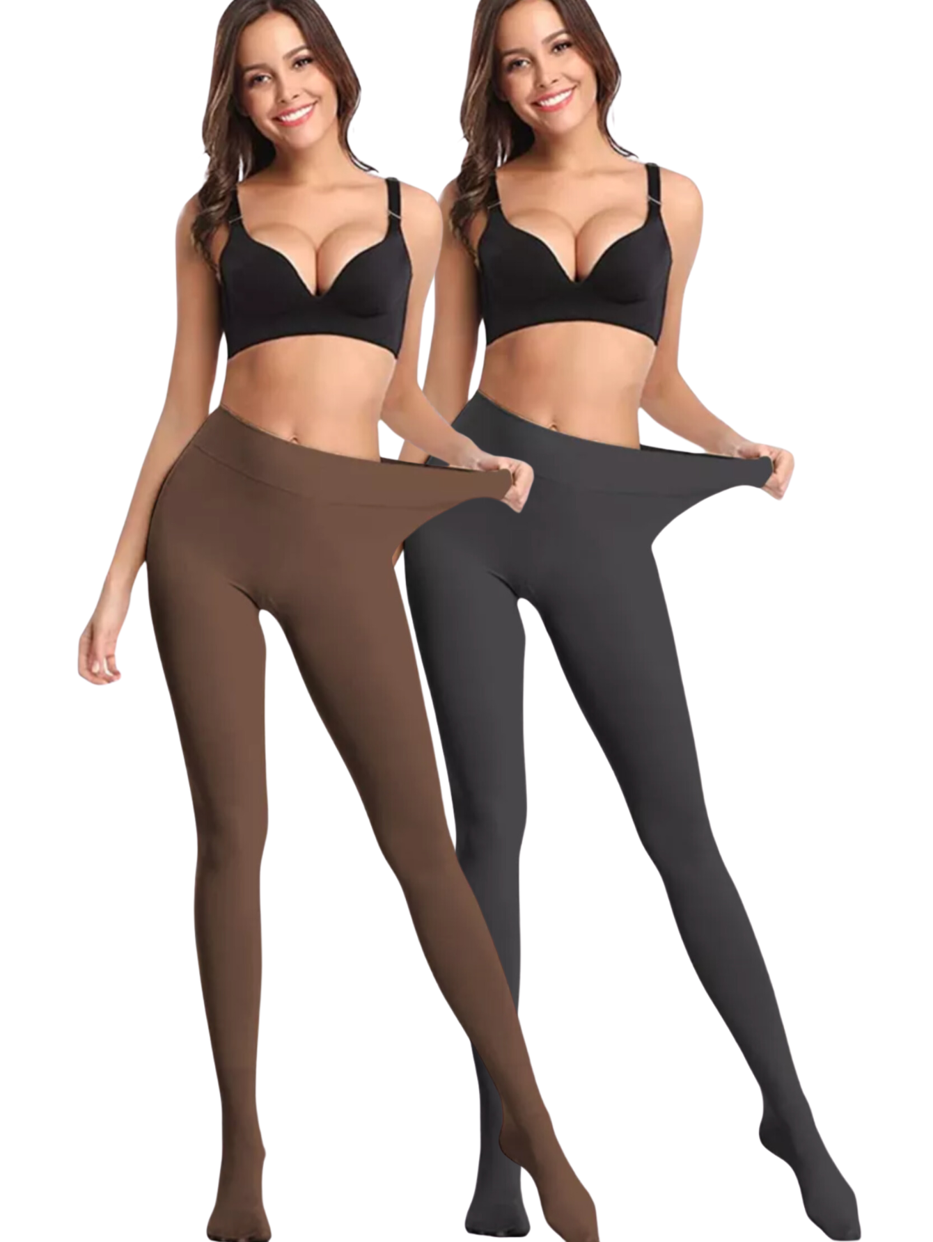 Foto 2 pulgar | Set 2 Mallones Térmicos Mujer Stretch Leggins Mayon Lic-0141-px2 Variedad De Colores Mallas