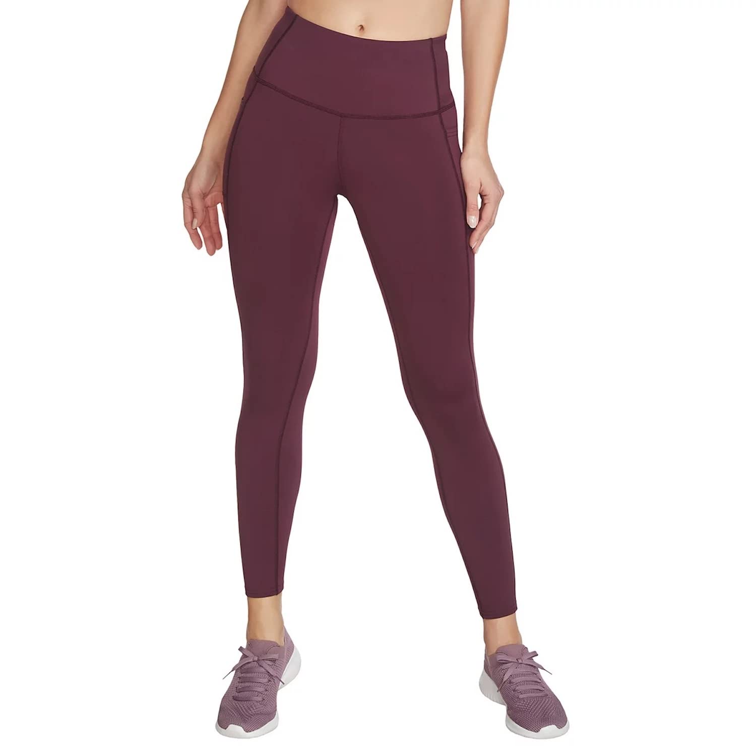 Foto 1 | Leggins Skechers Go Walk De Cintura Alta Para Mujer, Color Morado - Venta Internacional.