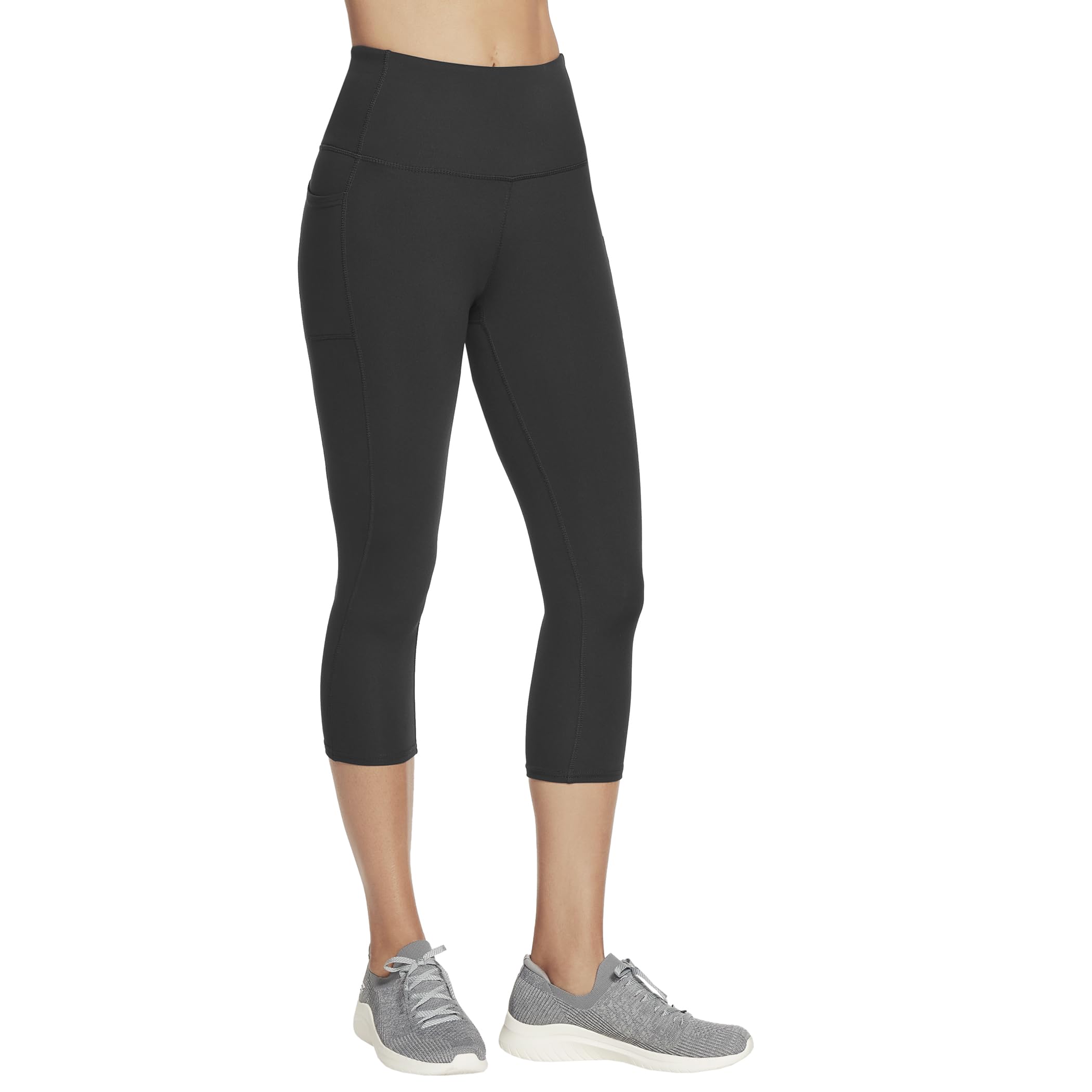 Foto 2 pulgar | Legging Skechers Go Walk De Cintura Alta A Media Pantorrilla Para Mujer, Negros - Venta Internacional.
