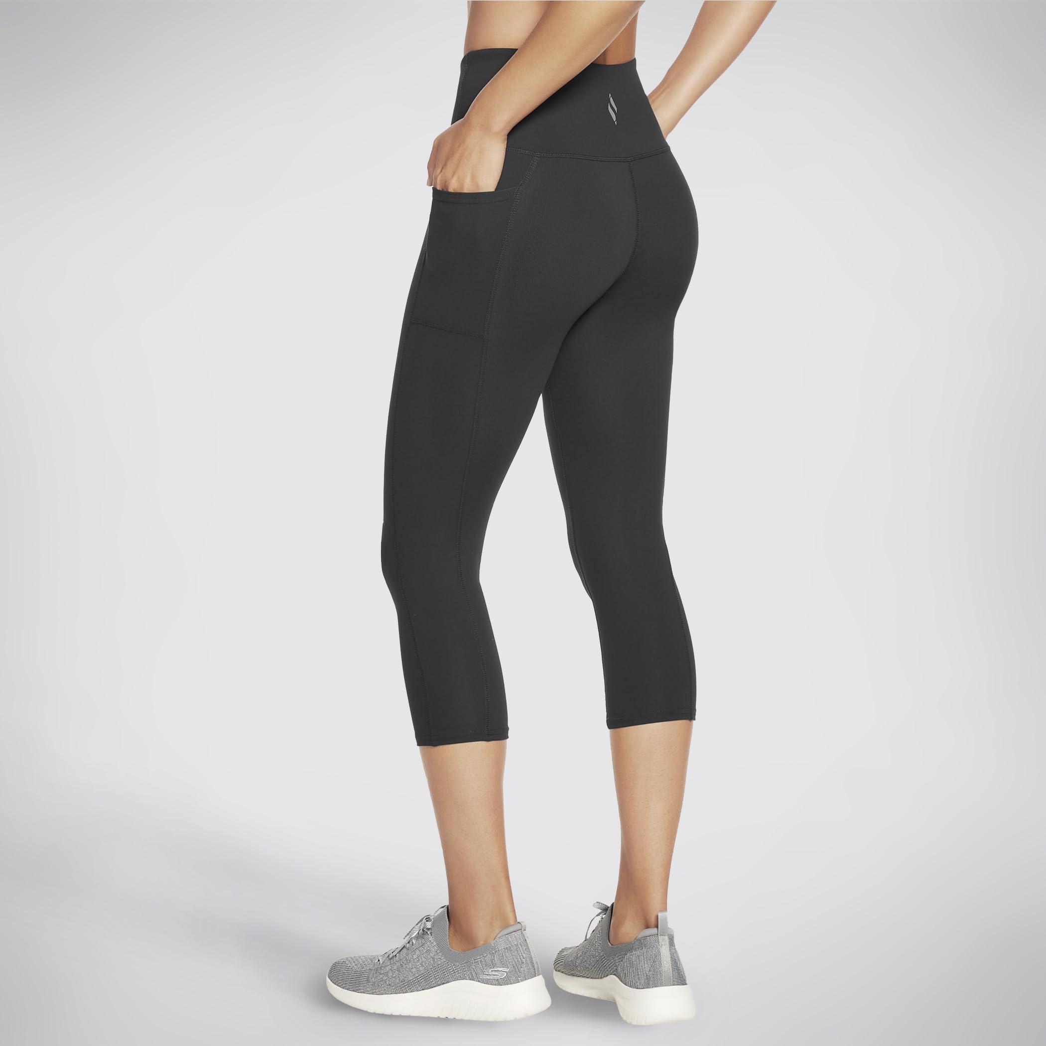 Foto 3 pulgar | Legging Skechers Go Walk De Cintura Alta A Media Pantorrilla Para Mujer, Negros - Venta Internacional.