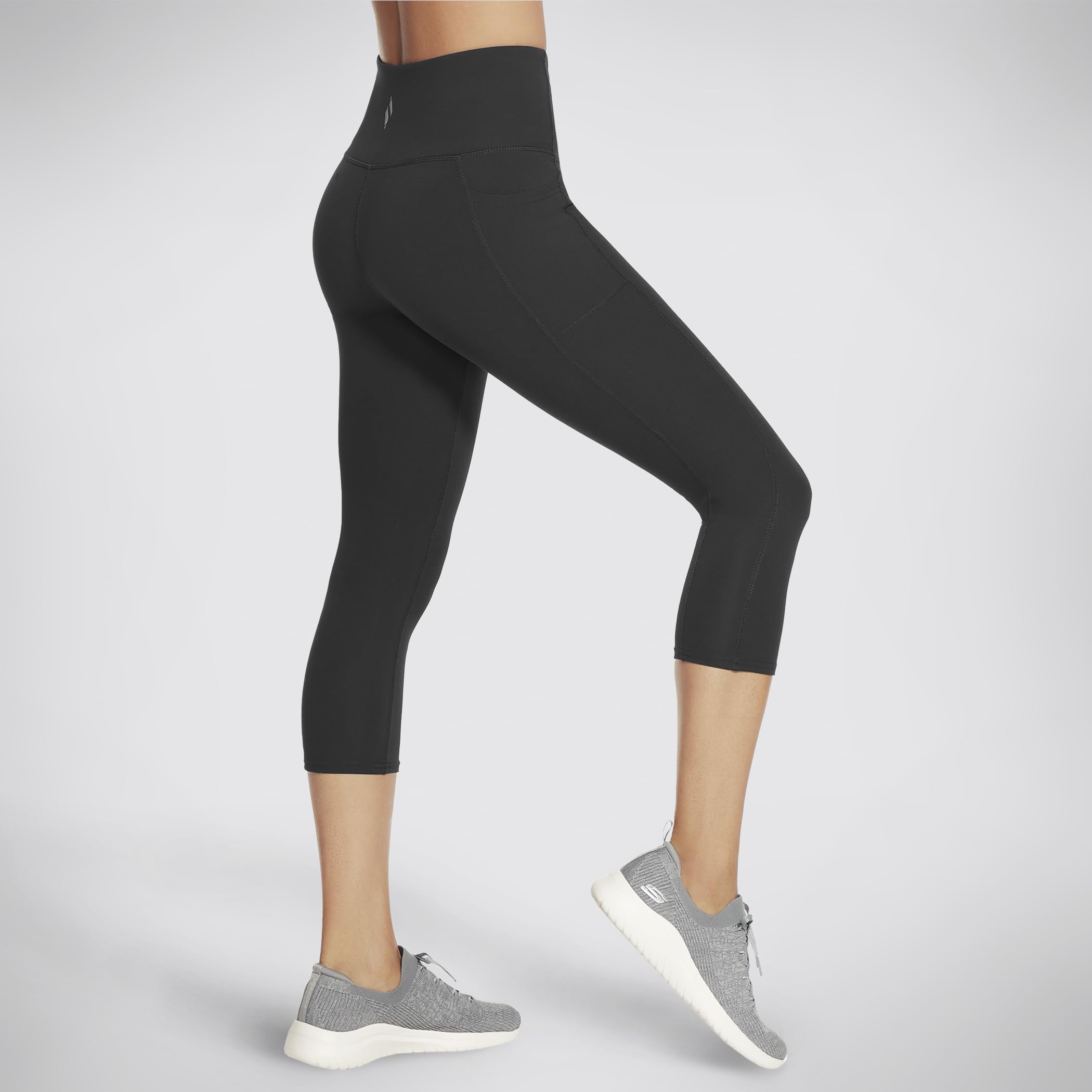 Foto 4 pulgar | Legging Skechers Go Walk De Cintura Alta A Media Pantorrilla Para Mujer, Negros - Venta Internacional.