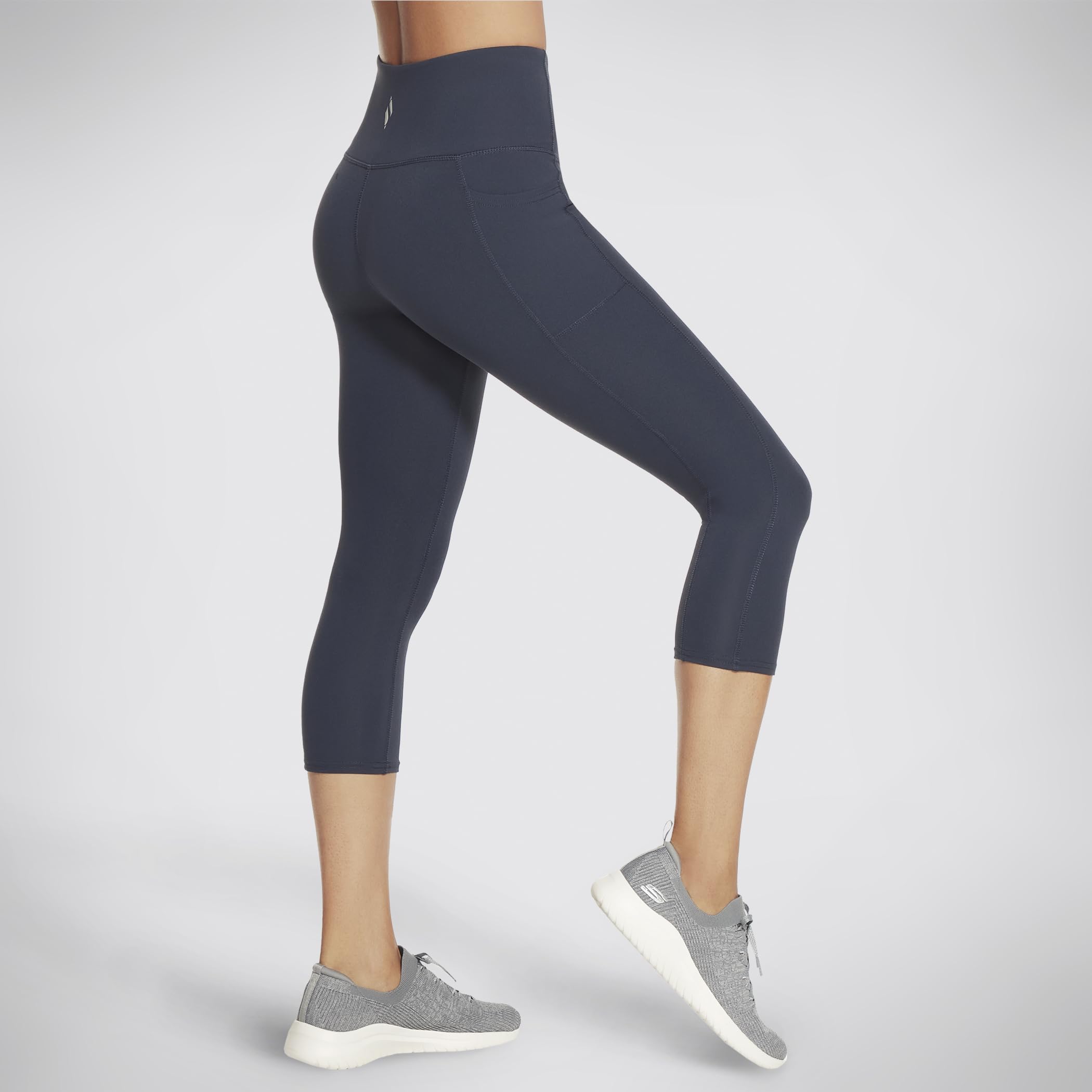 Foto 3 | Legging Skechers Go Walk De Cintura Alta A Media Pantorrilla Para Mujer - Venta Internacional.